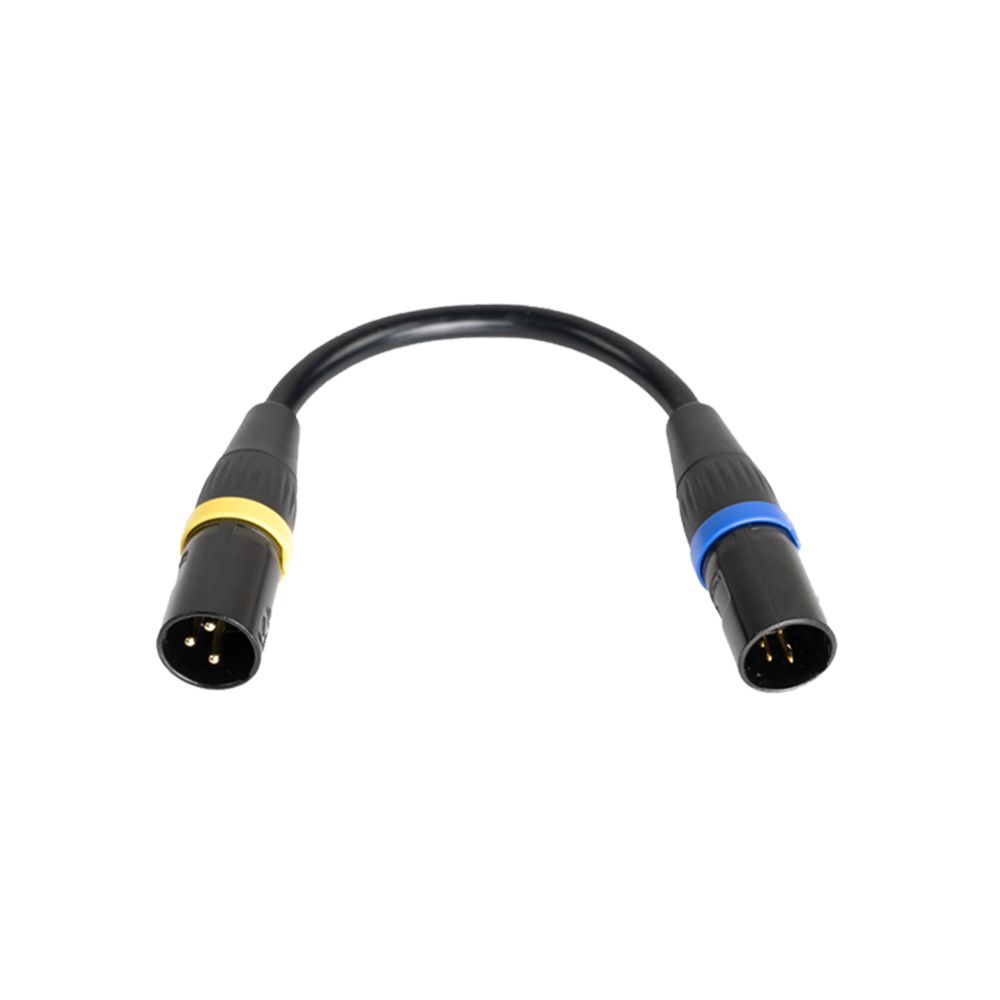 3-Pin Male to 4-Pin Male XLR Head Cable